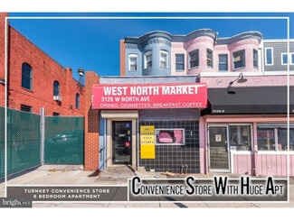 Baltimore, MD Storefront Retail/Residential - 3126 W North Ave