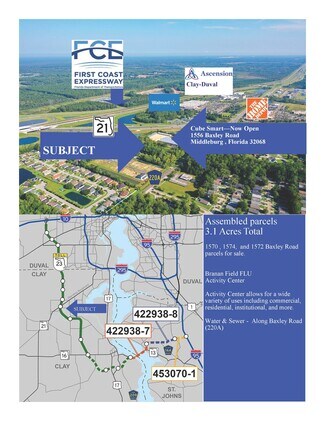 Middleburg, FL Commercial Land - 1570-1574 Baxley Rd