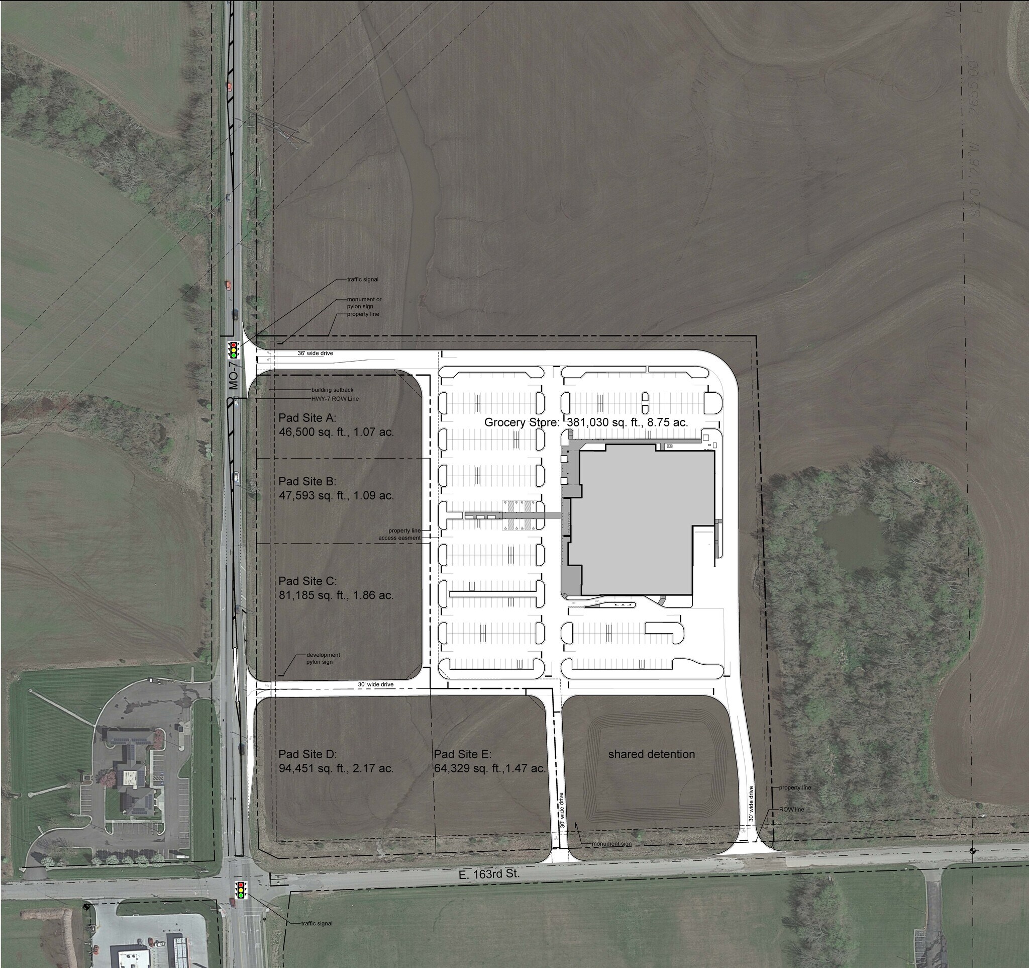 7 Hwy @ E 163rd Street, Pleasant Hill, MO for Sale