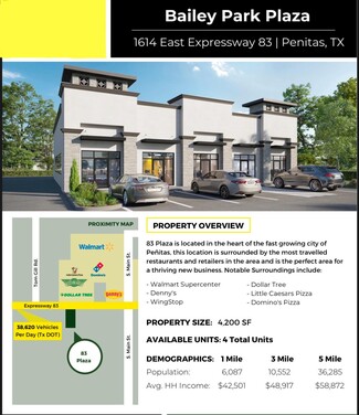 Penitas, TX Retail - 1614 Expressway 83