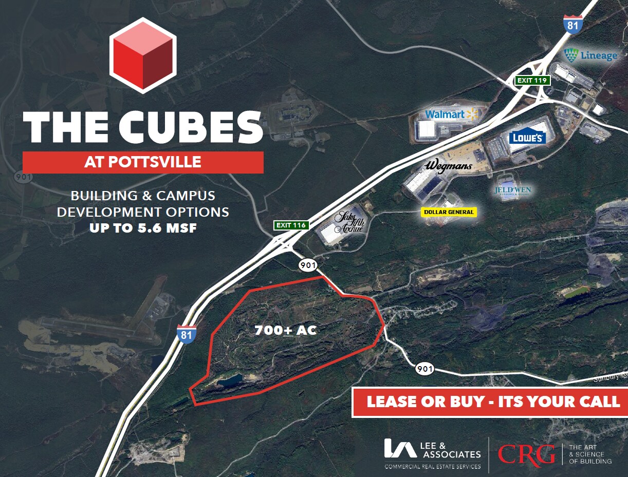 The Cubes at Pottsville, Pottsville, PA for Sale