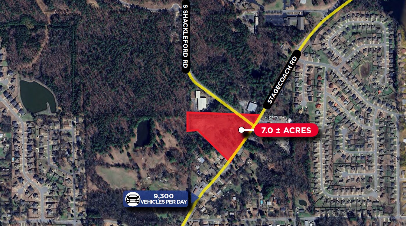 S Shackleford @ Stagecoach Road, Little Rock, AR for Sale