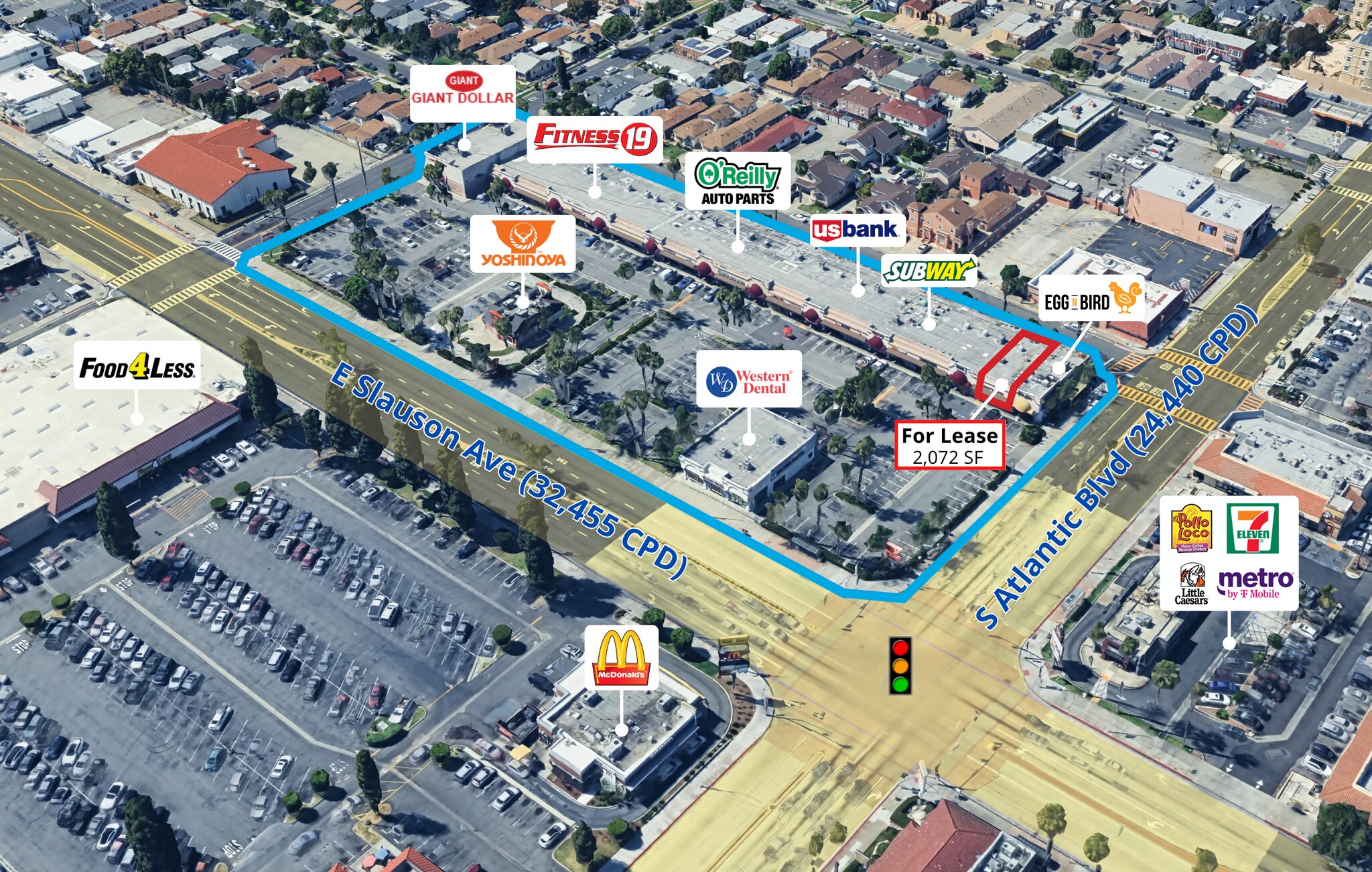 4451-4457 Slauson Ave, Maywood, CA for Rent