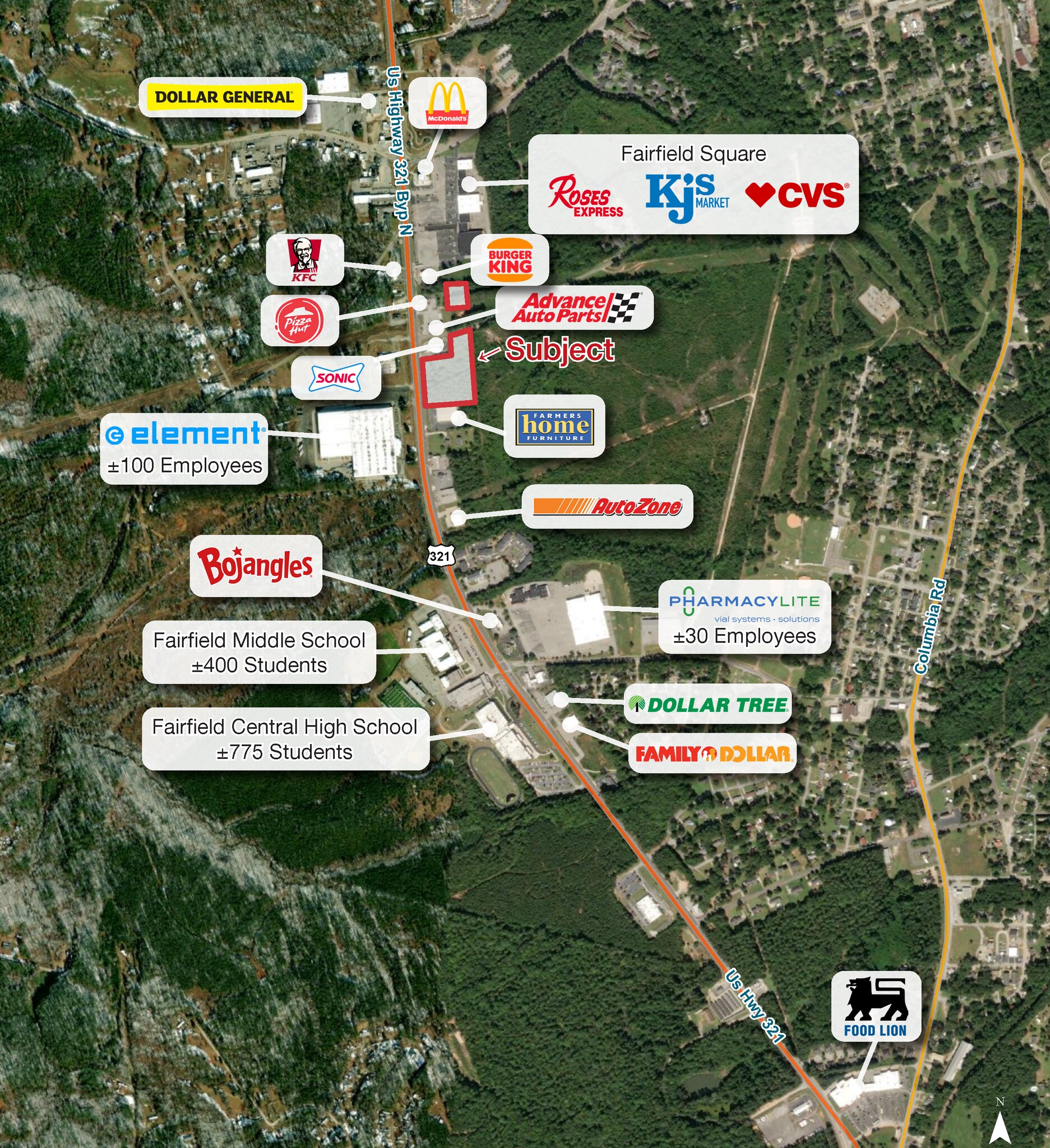 US HWY 321, Winnsboro, SC for Sale