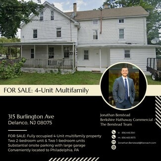 Delanco, NJ Multi-Family - 315 Burlington Ave