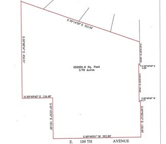 Crown Point, IN Commercial Land - 7508 E 109th Ave