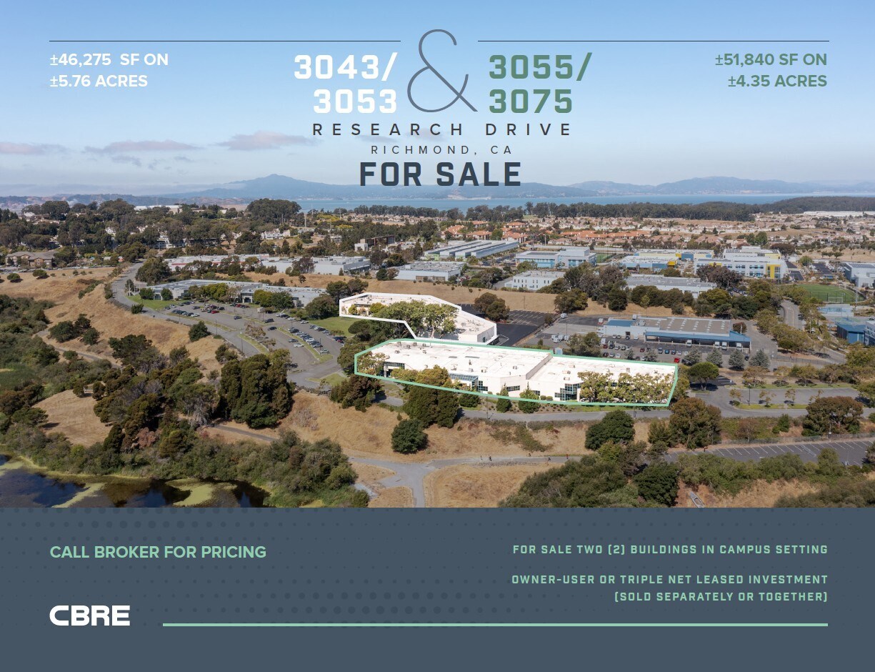 3055-3075 Research Dr, Richmond, CA for Sale
