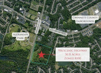 Lawrenceville, GA Commercial Land - 956 Scenic Hwy