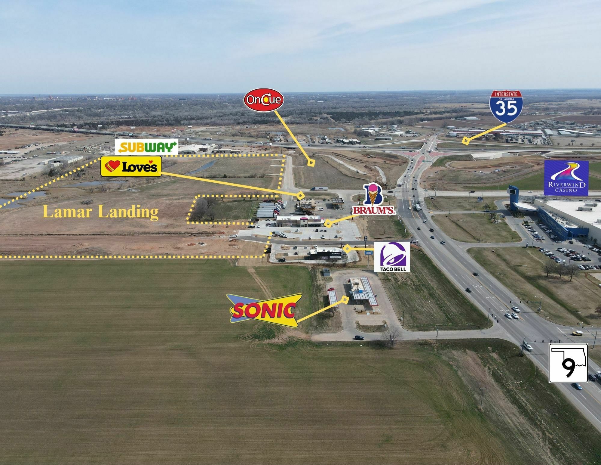 I- 35 S @ Hwy 9 Newcastle, Norman, OK for Sale