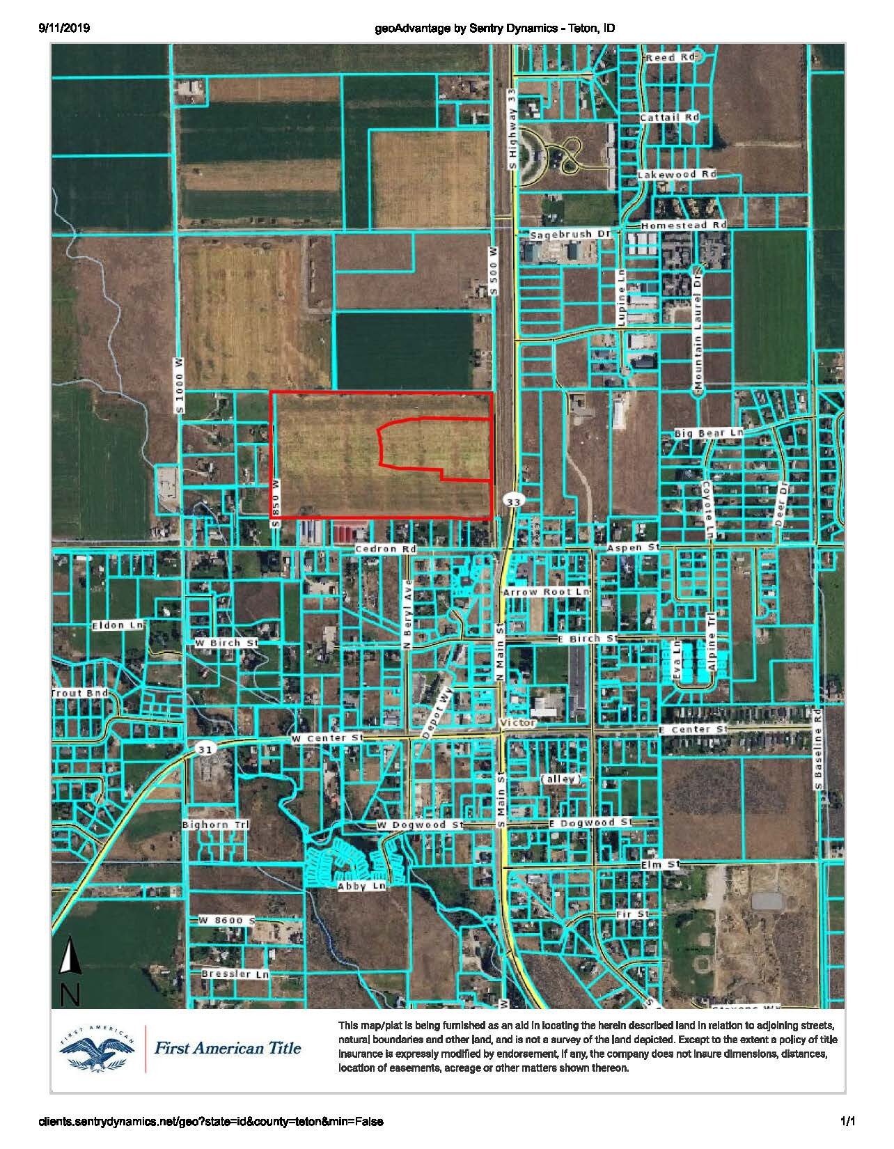 S 500 W Victor, ID 83455 Land Property for Lease on