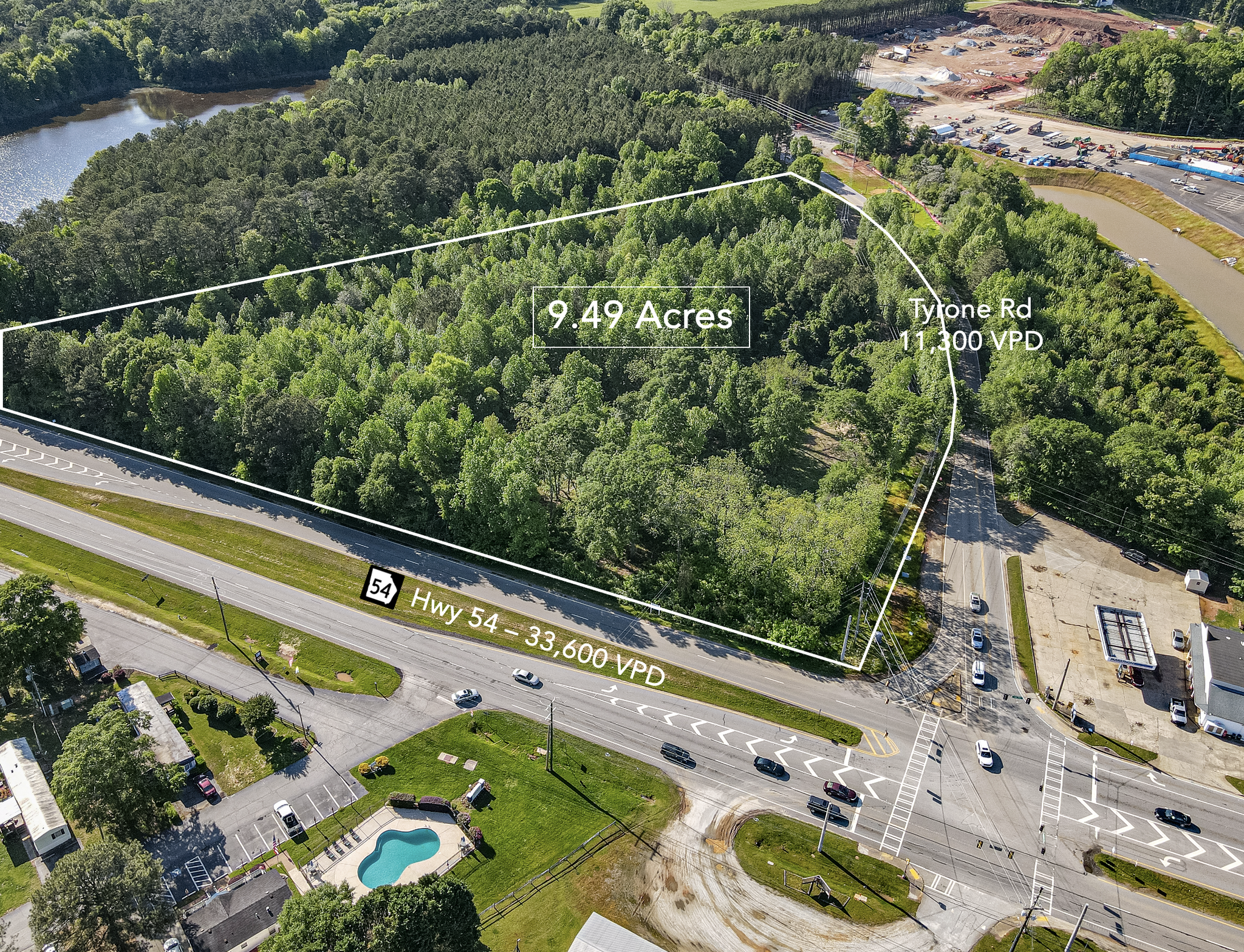 Highway 54 Hwy @ Tyrone Road, Fayetteville, GA for Sale