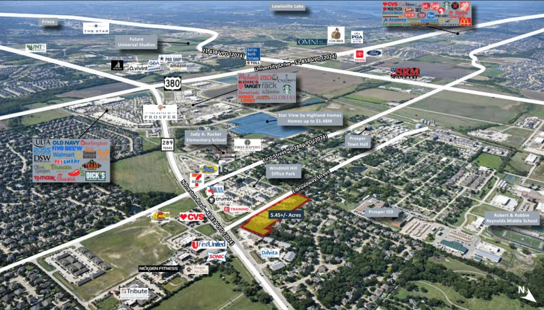 East Broadway Street, Prosper, TX for Sale
