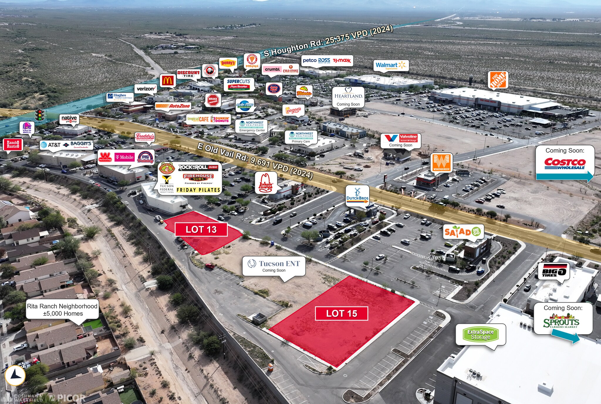 NWC Old Vail R & Houghton Rd, Tucson, AZ for Sale