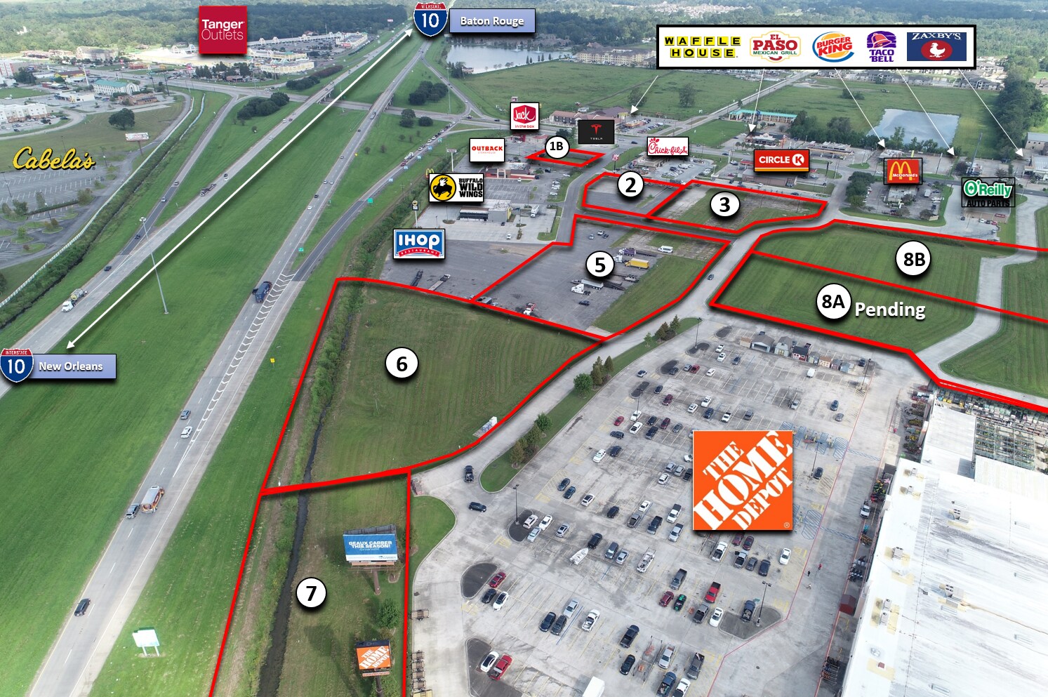 E Highway 30, Gonzales, LA for Rent