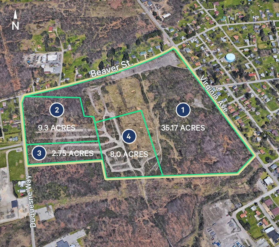 599 Beaver St Rochester, PA 15074 Land Property for Lease on