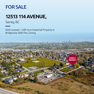 Surrey, BC Industrial Land - 12513 114 Av Surrey, BC Industrial Land - 12513 114 Av
