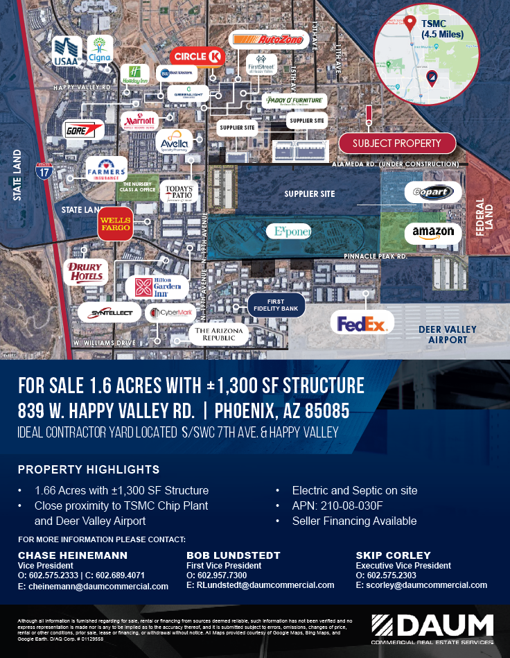 839 W Happy Valley Rd, Phoenix, AZ for Sale