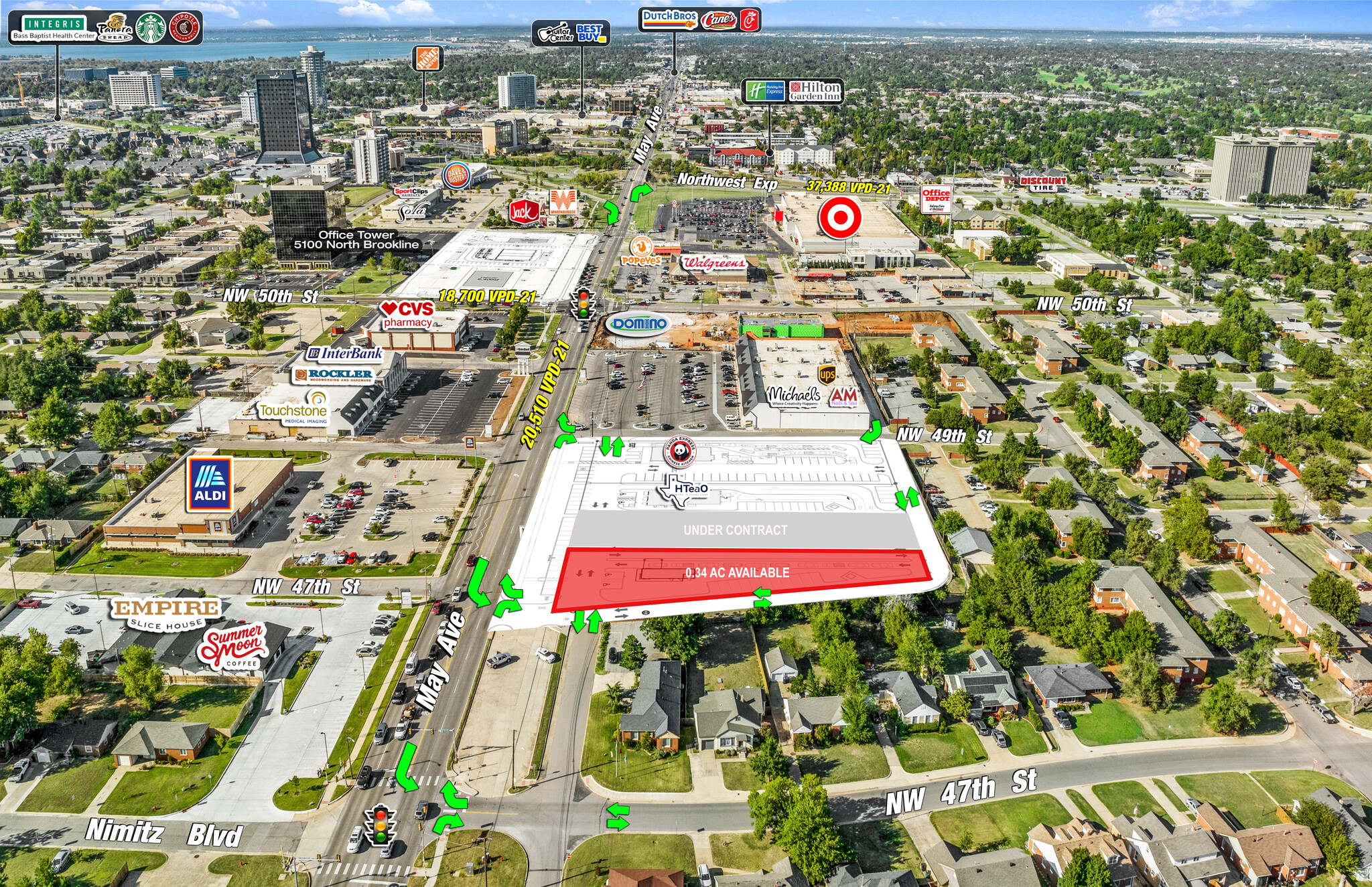 SEQ of 50th St & N May Ave, Oklahoma City, OK for Rent