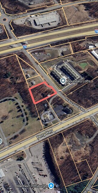Cranberry Township, PA Commercial Land - 1008 N Boundary Rd