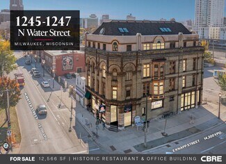 Milwaukee, WI Storefront Retail/Office - 1245-1247 N Water St