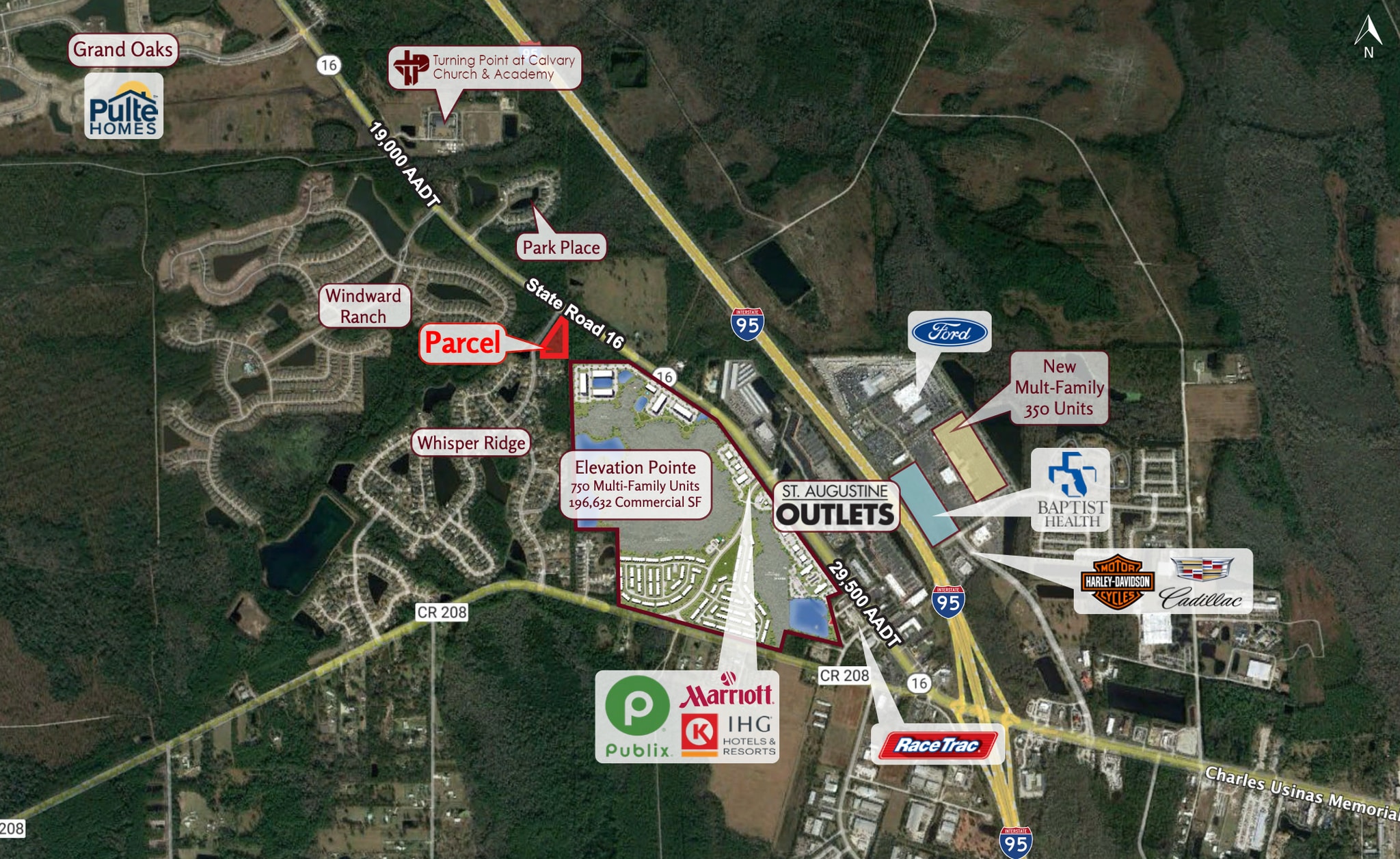 State Road 16 @ Whisper Ridge Drive, Saint Augustine, FL for Sale