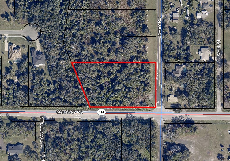 Malabar Rd @ Corey Road, Malabar, FL for Sale