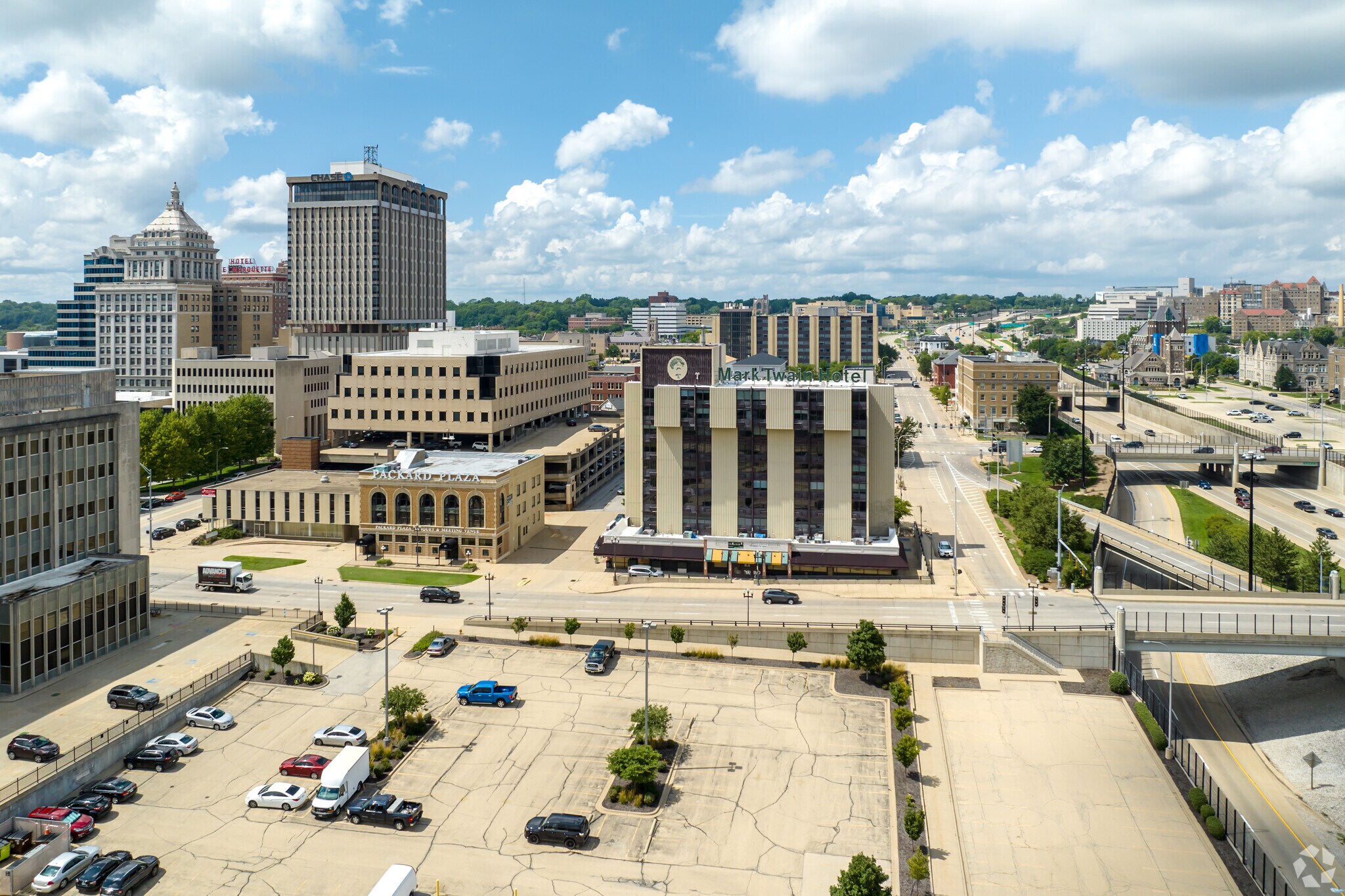 The Mark Twain Hotel & Packard Plaza Property for Sale on