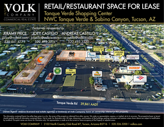 Tucson, AZ Retail - 7015-7053 E Tanque Verde Rd