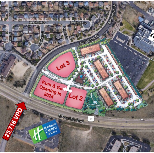 NEC Fountain Blvd & Aeroplaza Dr, Colorado Springs, CO for Sale