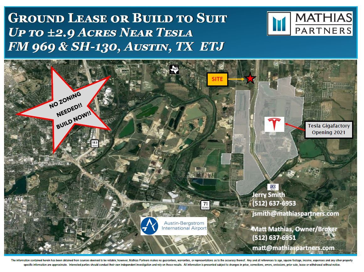 FM 969 & SH 130, Austin, TX for Sale