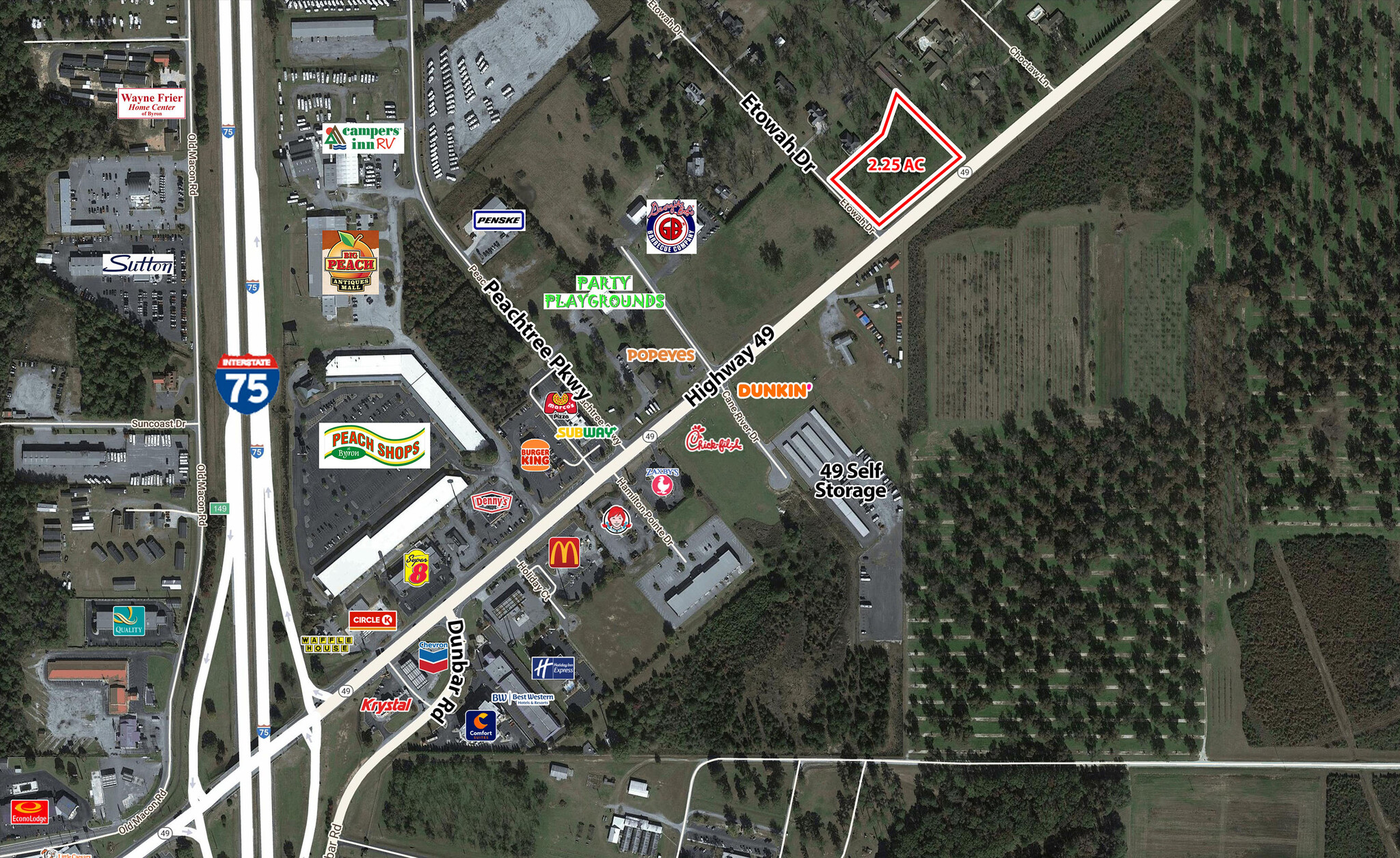 Highway 49 and Etowah Dr, Byron, GA for Sale