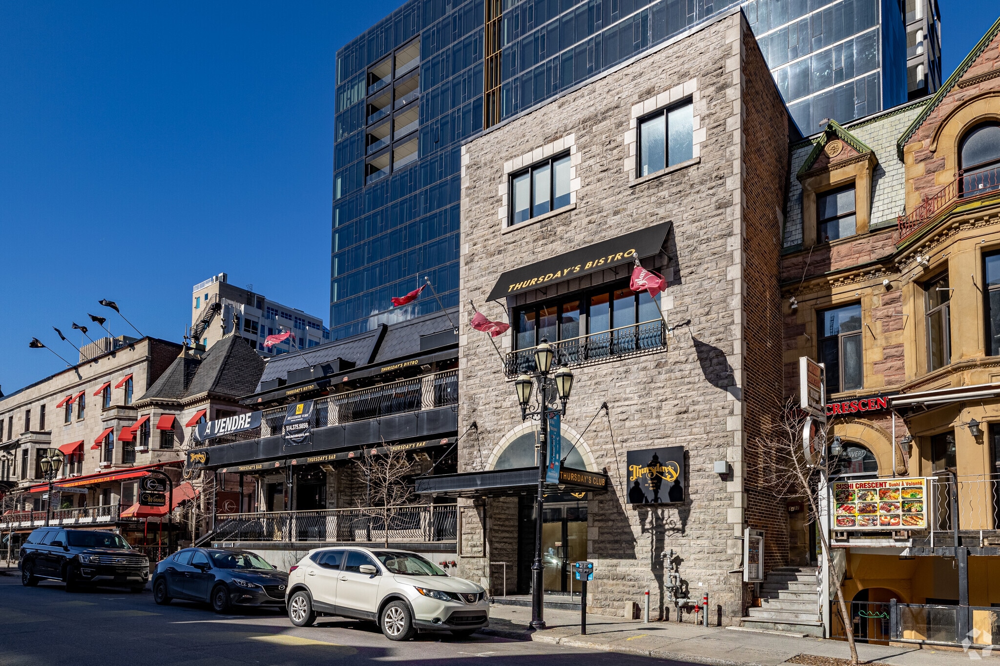1441-1449 Rue Crescent, Montréal, QC for Rent
