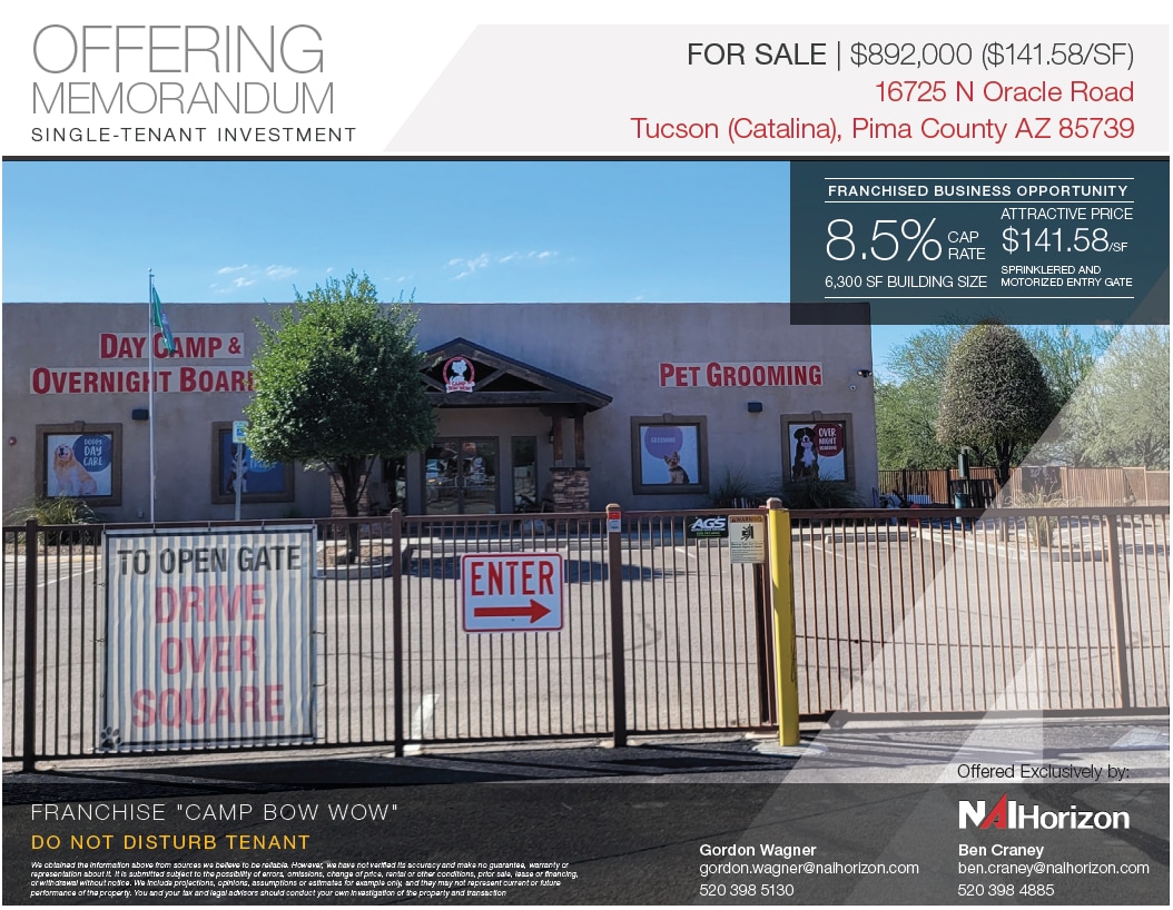 16725 N Oracle Rd, Tucson, AZ for Sale