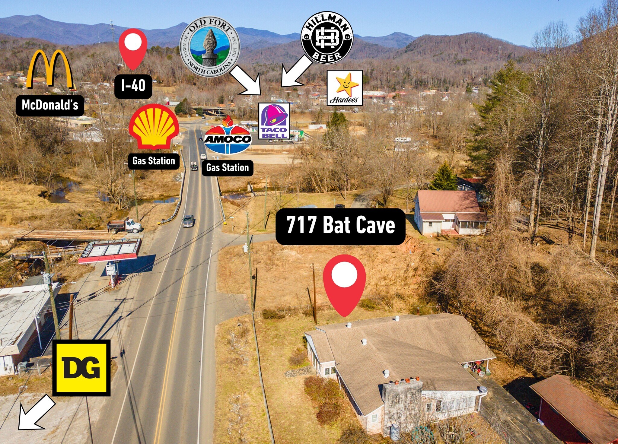 717 Bat Cave Rd, Old Fort, NC for Sale
