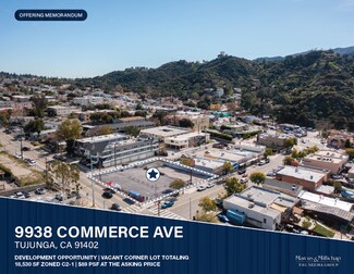 Tujunga, CA Commercial Land - 9938 Commerce Ave Tujunga, CA Commercial Land - 9938 Commerce Ave