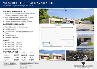 Chattanooga, TN Office - 115 Nowlin Ln Chattanooga, TN Office - 115 Nowlin Ln
