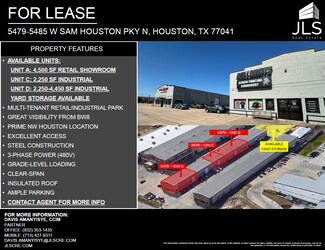 Houston, TX Retail, Industrial - 5485 W Sam Houston Pky N Houston, TX Retail, Industrial - 5485 W Sam Houston Pky N