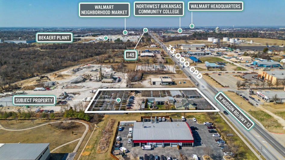 1.67 Acres- 2412 W Hudson Rd, Rogers, AR for Sale