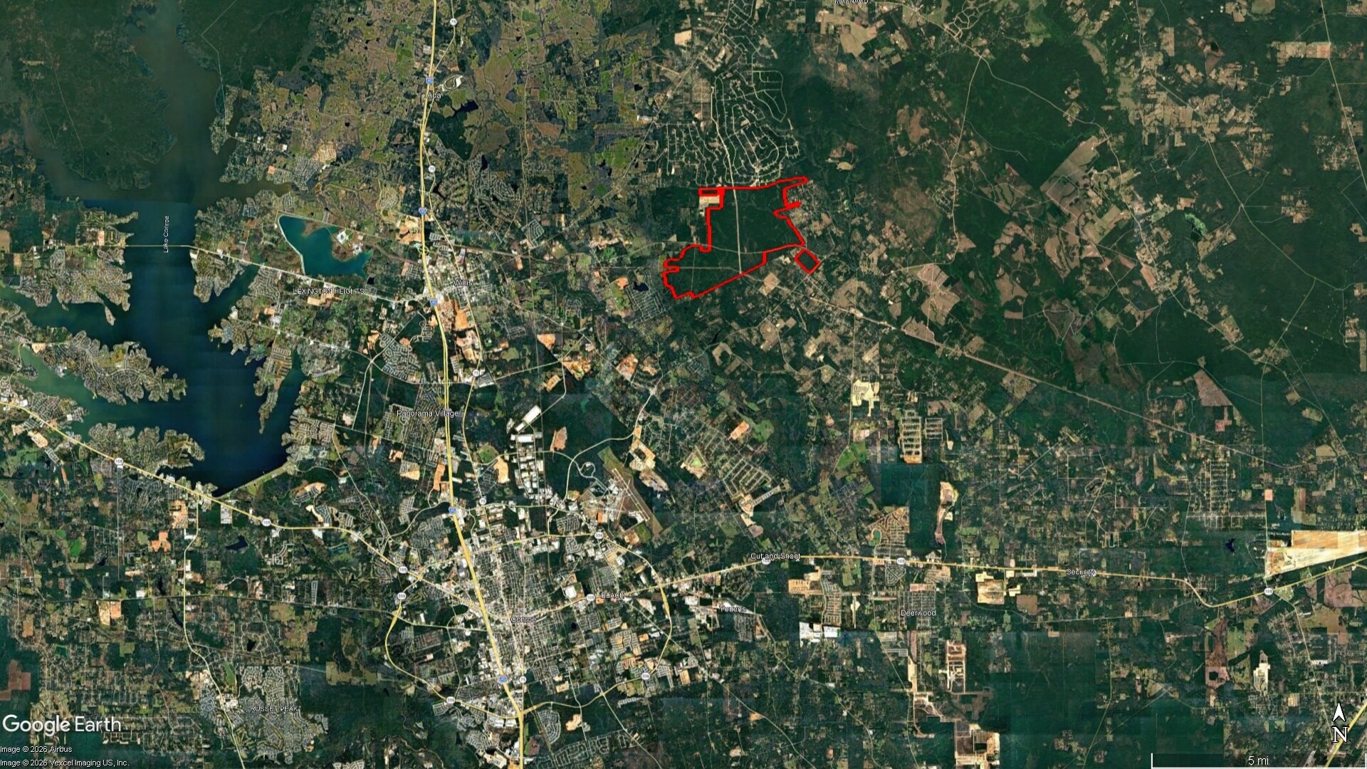 County Line Road @ McCrorey, Willis, TX for Sale