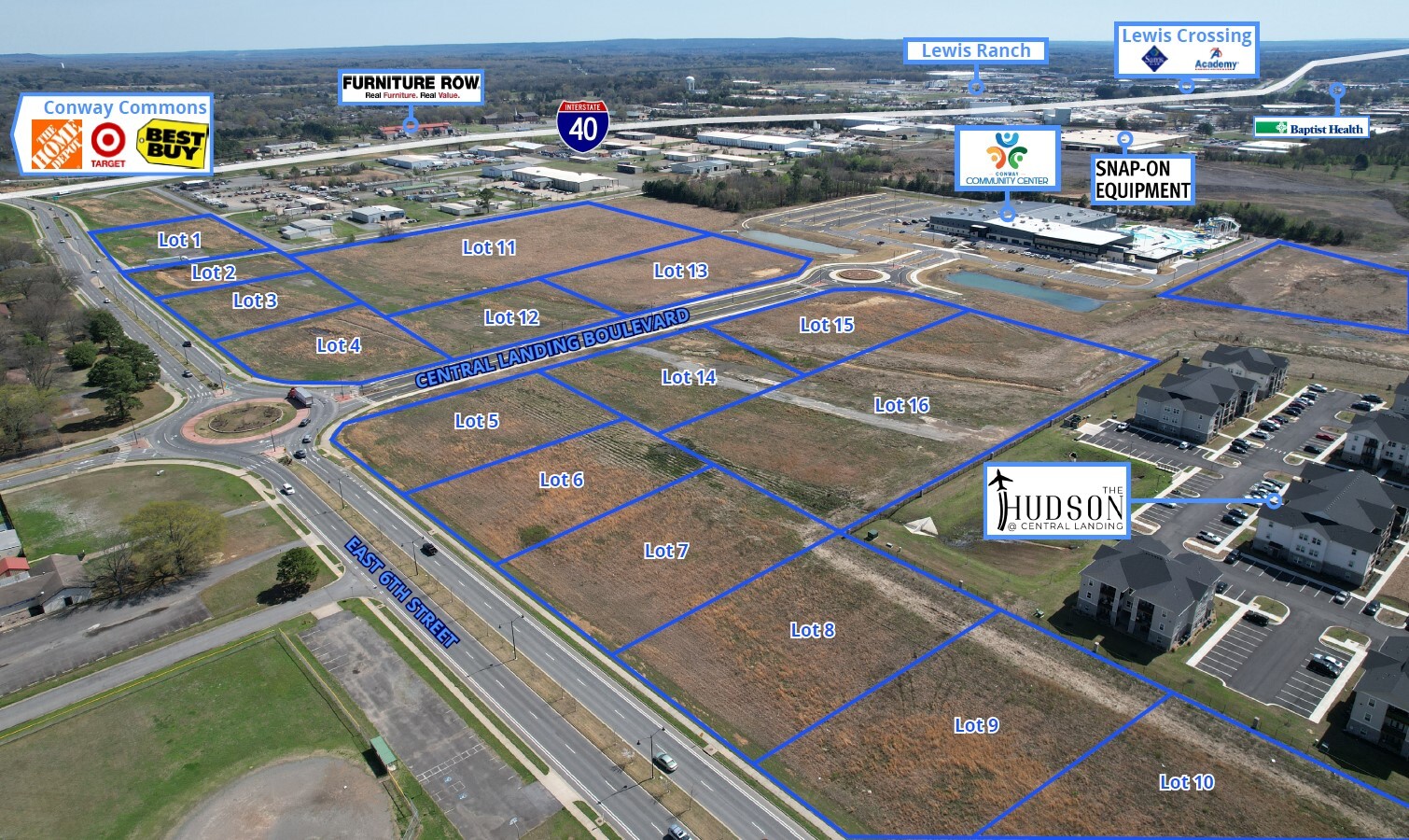 East 6th Street, Conway, AR for Sale