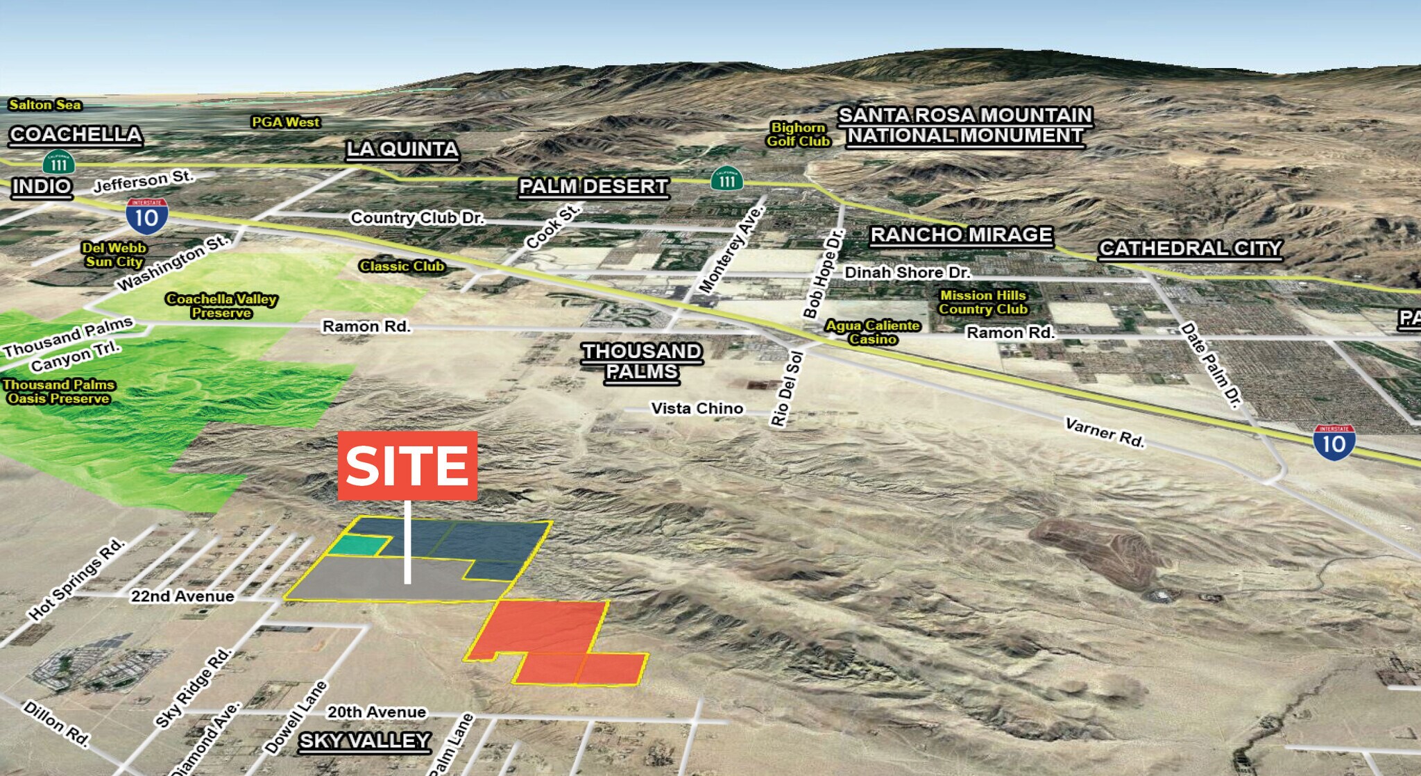 Sky Ridge Rd Sky Valley, CA 92241 Land Property for Lease on