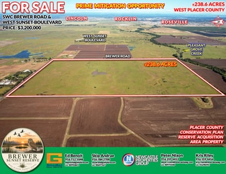 Pleasant Grove, CA Agricultural - SWC Brewer Road & West Sunset Boulevard