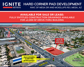 Mesa, AZ Commercial Land - 2020 N Mesa Dr