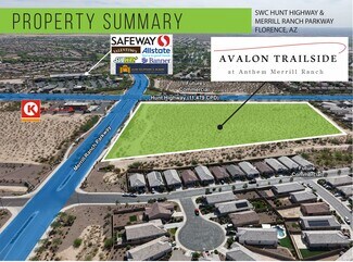 Florence, AZ Commercial Land - SWC Hunt Highway & Merrill Ranch Parkway
