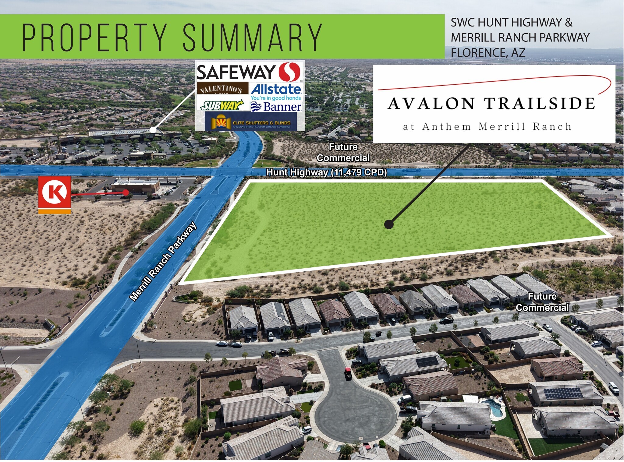 SWC Hunt Highway & Merrill Ranch Parkway, Florence, AZ for Sale