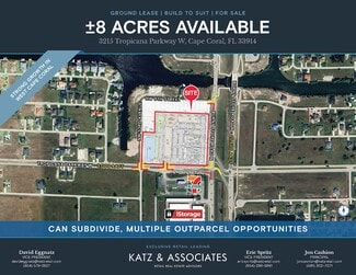Cape Coral, FL Commercial Land - 3215 Tropicana Pky Cape Coral, FL Commercial Land - 3215 Tropicana Pky
