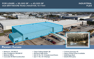 Houston, TX Industrial - 5525 Brittmoore Rd