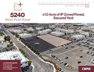 Las Vegas, NV Industrial Land - 5240 W Post Rd