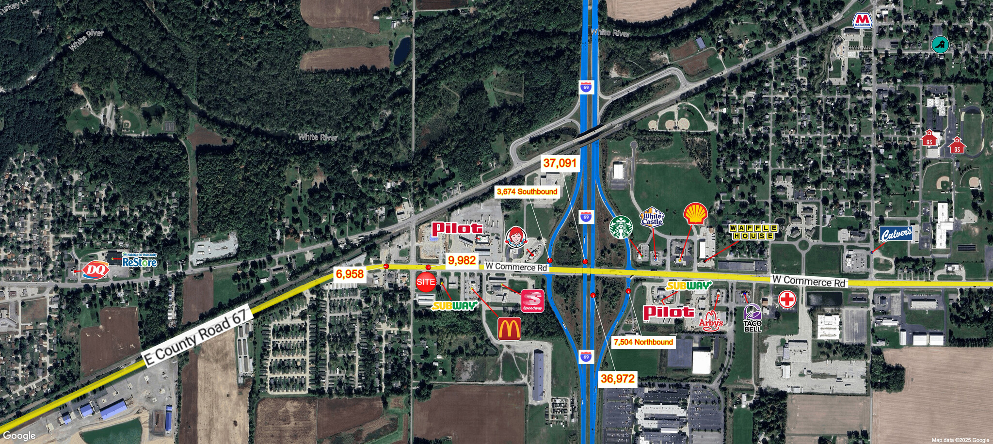 16001 W Commerce Rd Lot, Daleville, IN for Rent
