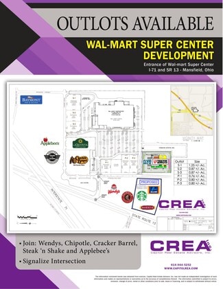 Mansfield, OH Commercial Land - SR 13 & I-71